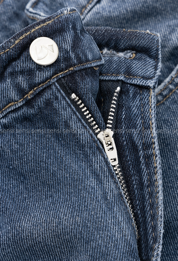 شلوار جین کراپت واید لگ کد1005012